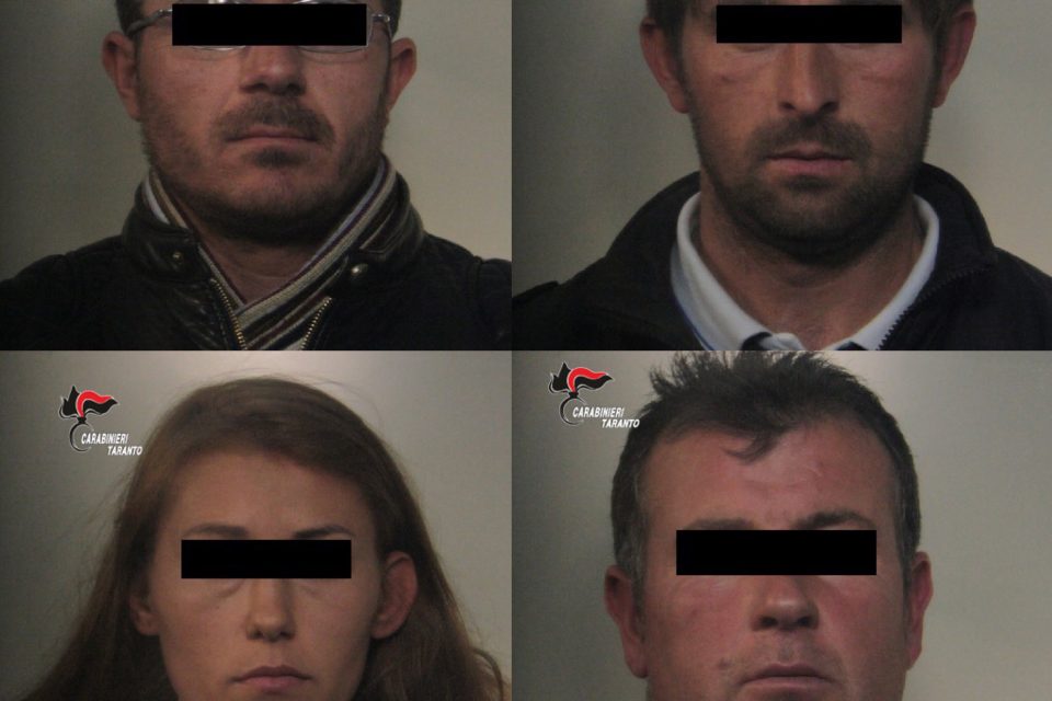 Taranto Beccati Con La Refurtiva Nel Furgone 4 Persone Arrestate