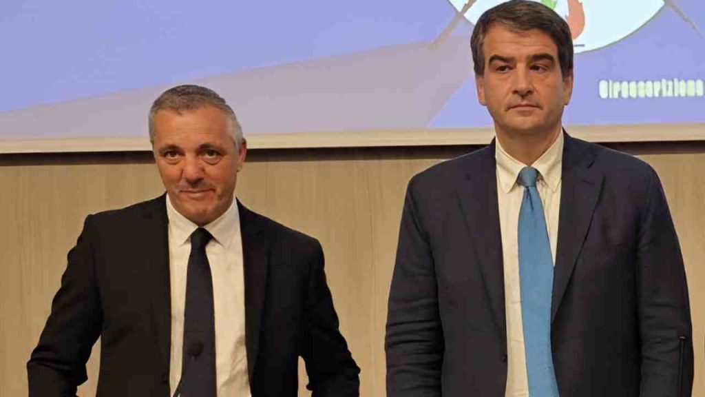 Il Ministro Fitto con il candidato al Parlamento Europeo Francesco Ventola: L'Europa deve essere un'opportunità non un ostacolo