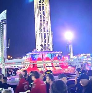 Cede giostra al luna park: diversi feriti