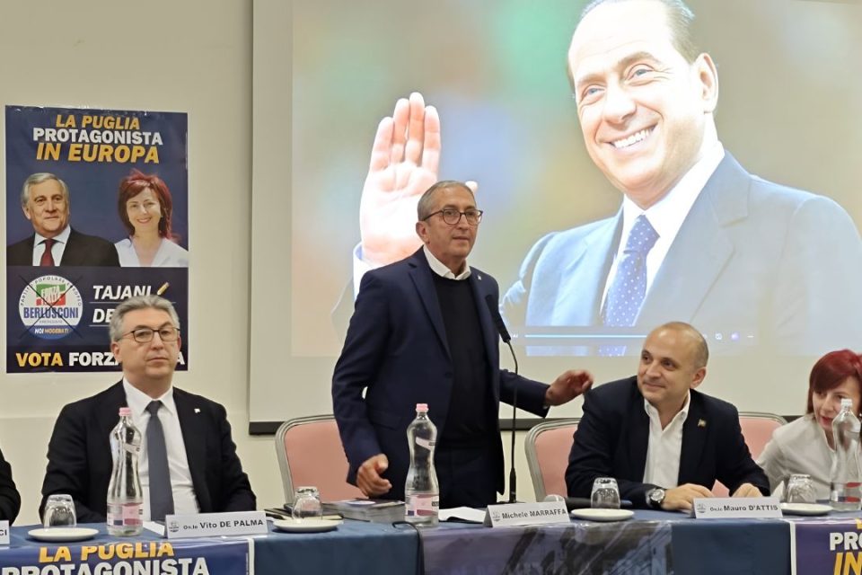 l'ottimo risultato di Michele Marraffa ottenuto in queste elezioni a sostegno di Forza Italia e della candidata Laura De Mola in corsa per il parlamento Europeo