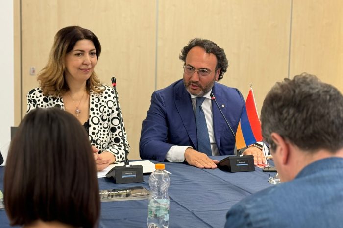 L'ambasciatrice Armena incontra il presidente della Fiera del Levante