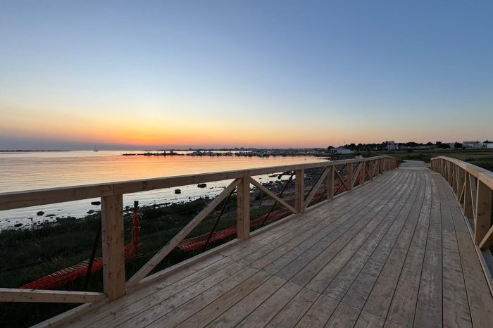 A Porto Cesareo una passerella ciclo-pedonale ecosostenibile