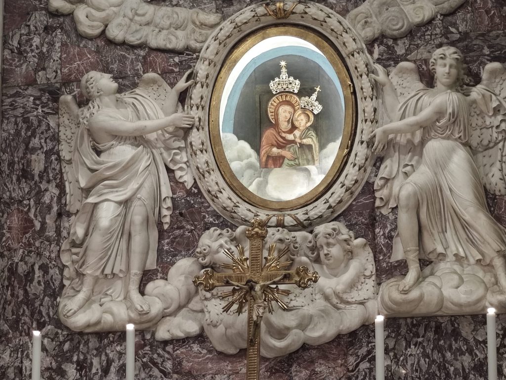 L'antico affresco della Madonna del Pozzo di Capurso recuperato dal Santuario