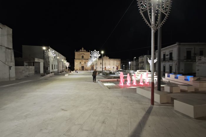 La ristrutturazione di Piazza Mario Pagano a Martina Franca: quasi completa