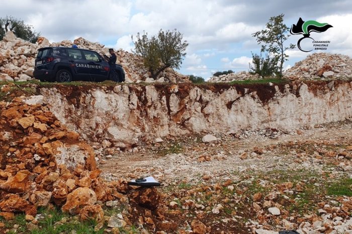 Cantiere abusivo con piscina sequestrato dai Carabinieri a Ceglie Messapica