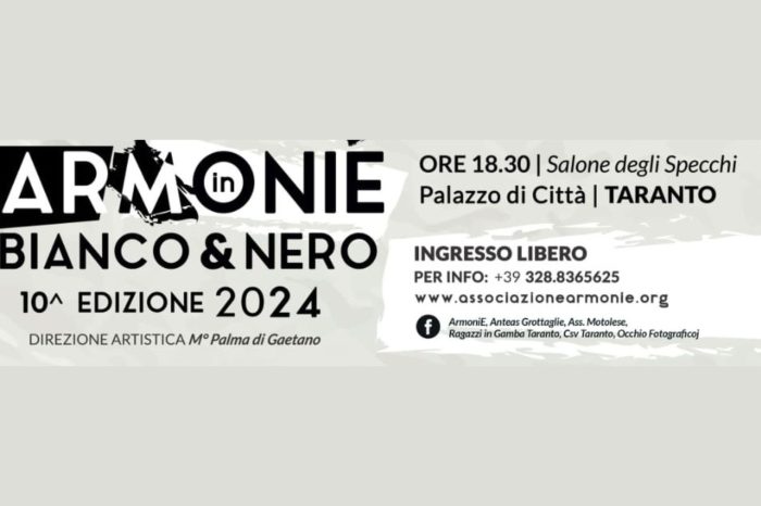 Al via la X edizione della Rassegna “ArmoniE in Bianco & Nero”