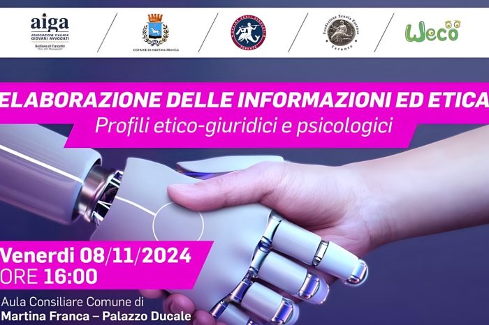 L’intelligenza artificiale tra relazioni e responsabilità: un convegno a Martina Franca