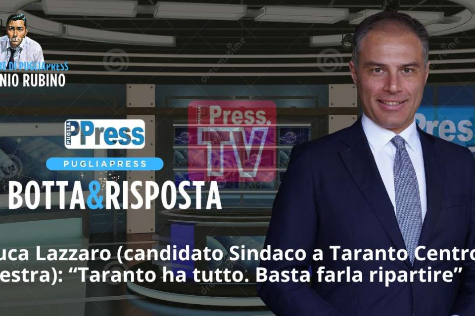 Luca Lazzaro a Botta e Risposta con il direttore Antonio Rubino