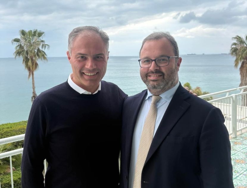 Luca Lazzàro (FdI) e Massimiliano Di Cuia (FI) (Foto profilo del candidato sindaco)