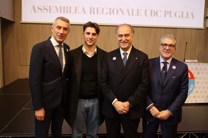 Antonio Vitale alla guida dei giovani dell'UDC per la provincia di Taranto